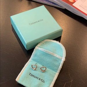 Tiffany, Elsa Peretti Open Heart Earrings